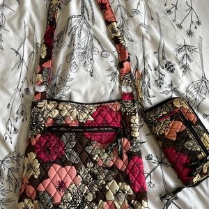 Vera Bradley Purse Matching Wallet